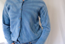 Load image into Gallery viewer, Mediterranean Blue Cashmere Cardigan
