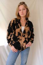 Load image into Gallery viewer, Black Zip Polo Sweatshirt
