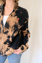 Load image into Gallery viewer, Black Zip Polo Sweatshirt
