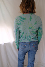 Load image into Gallery viewer, Aqua Dyed Cashmere Sweater
