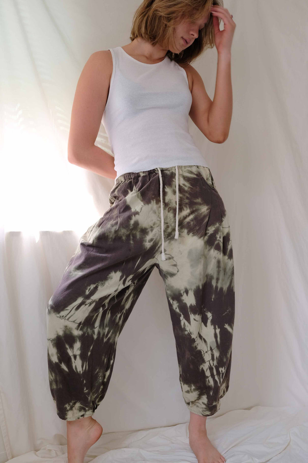 Olive Cotton Pant