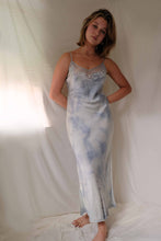 Load image into Gallery viewer, Blue Silk Pearl Slip
