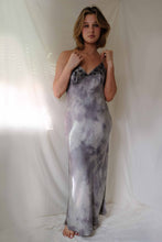 Load image into Gallery viewer, Navy Silk Embroidered Slip

