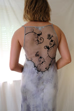 Load image into Gallery viewer, Navy Silk Embroidered Slip

