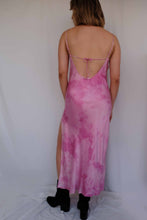 Load image into Gallery viewer, Pink Silk Slip Dress
