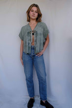 Load image into Gallery viewer, Olive Vintage Bed Jacket
