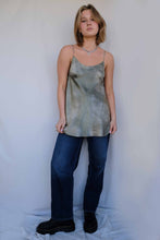 Load image into Gallery viewer, Olive Silk Nightie
