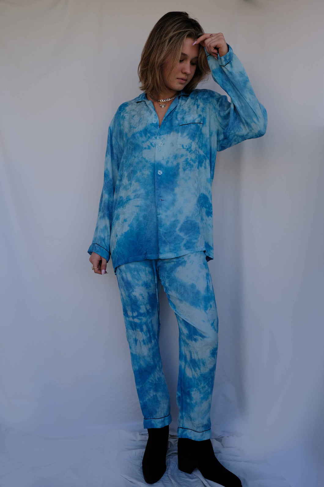 Mediterranean Silk Pajamas