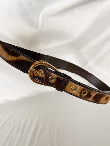 Fur Print Belt (36”-40”)
