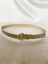 Load image into Gallery viewer, Taupe and Silver Belt (32”-36”)
